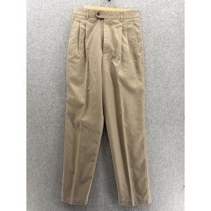 Fairway Greene Women's Golf Pants Solid Beige Size 6 Pleated Tapered Vintage